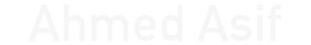 Ahmed Asif light logo